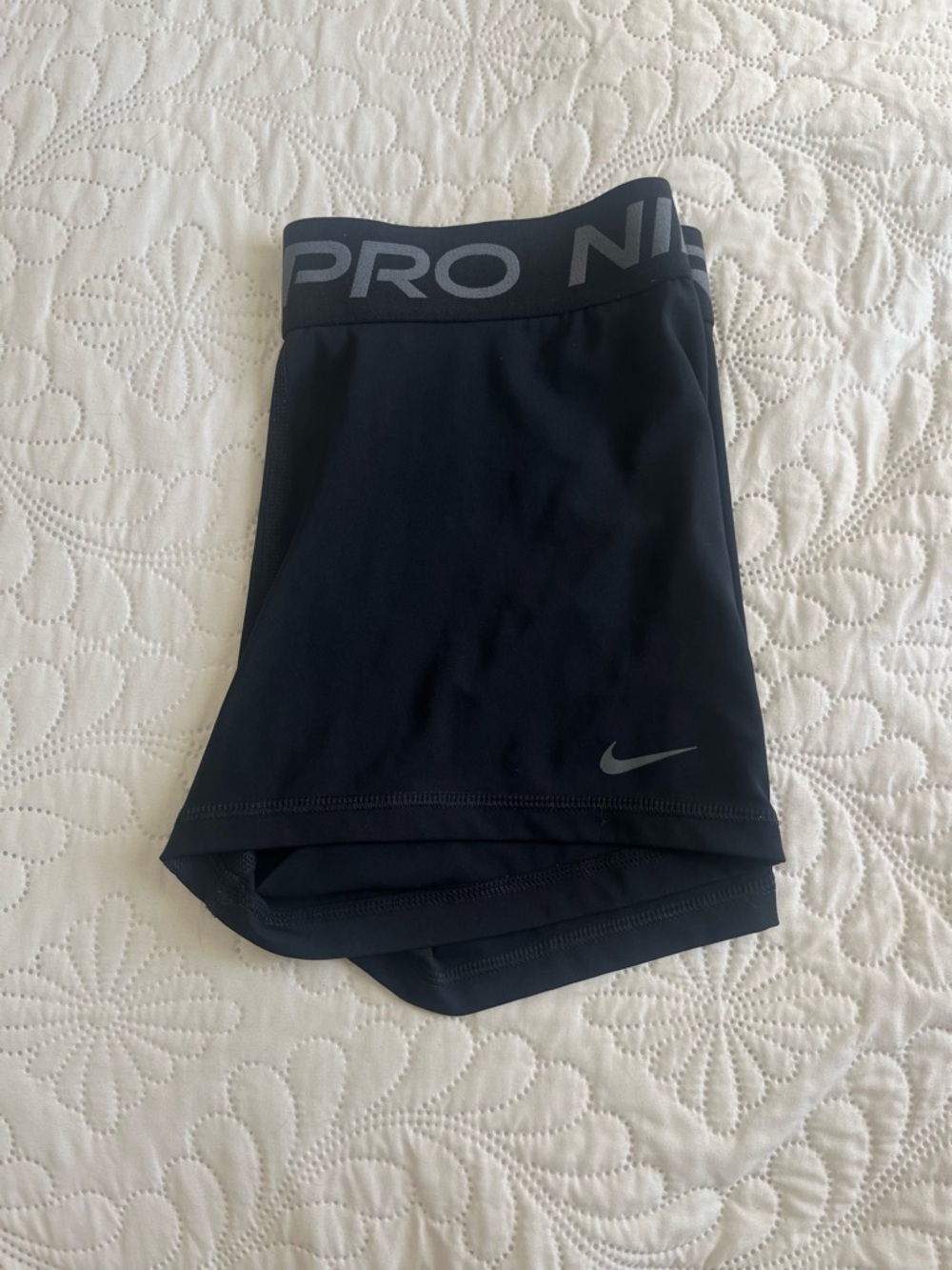 Black Nike Women's Pro 365 Shorts 3 In Large Biker Shorts